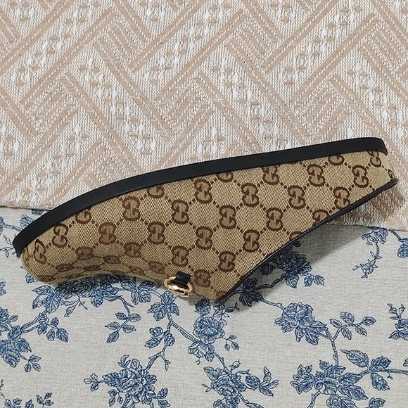 Gucci GG Jacquard Horsebit Mule Slippers - Picture 5 of 8